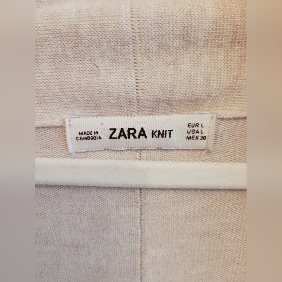 ZARA Knit Longline Cardigan - Picture 3 of 4